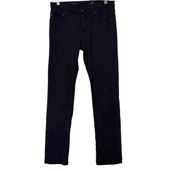 Ag Adriano Goldschmied Other - AG Adriano Goldschmied Black The Graduate Tailored Leg Chino Pants Mens 30 x 32